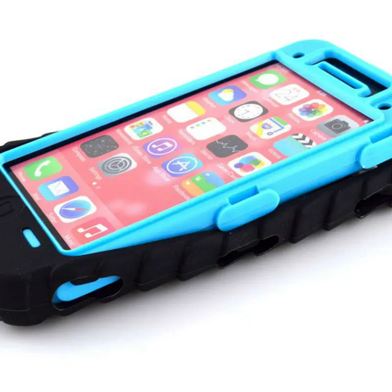 5 5S SE 5C 6 6S 7 Plus 4 4S New Tyre Tire Tread Robot Hybrid Anti Shock Armor Rubber Silicone Back Case Skin Cover For iPhone |