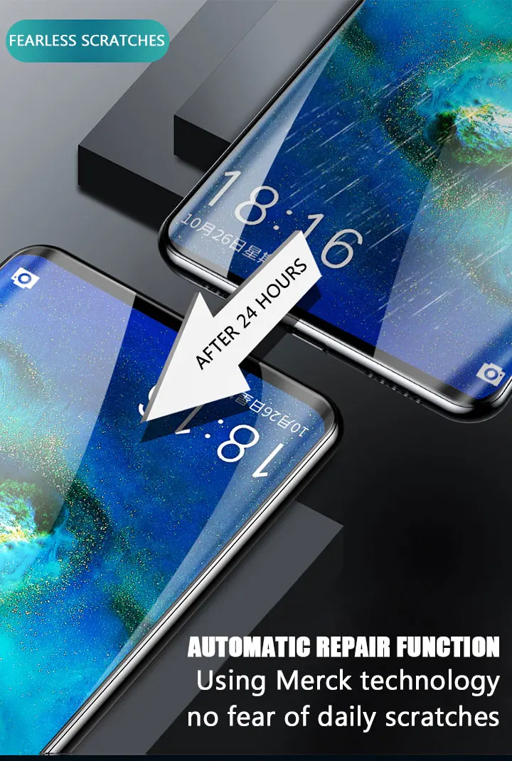 Мягкая Гидрогелевая Защитная пленка для экрана huawei P20 P30 Lite профессиональная защитная пленка для huawei Mate10 20 Lite Pro пленка не стекло