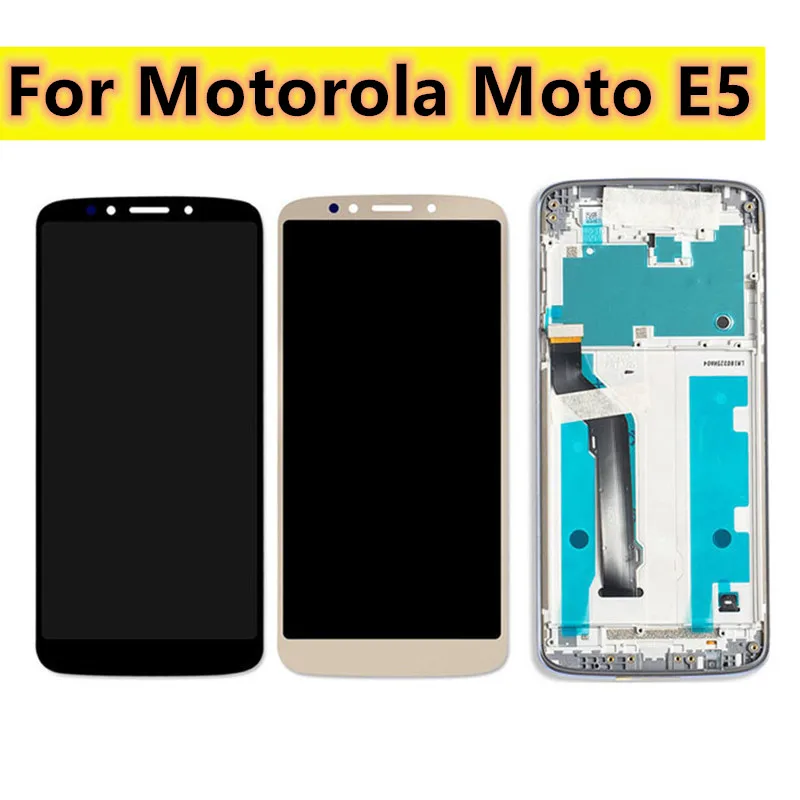 5,7 дюймов протестирован для Motorola Moto E5 XT1944 ЖК-дисплей с рамкой для Moto E5 XT1944 ЖК-экран в сборе с бесплатными инструментами