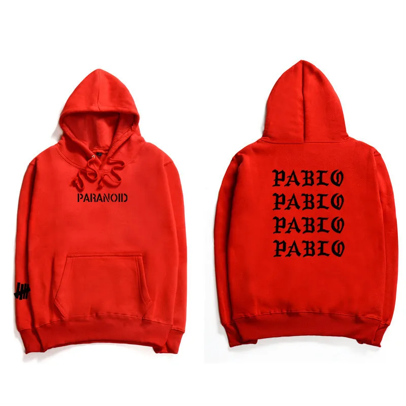 Мода, Assc club, брендовая толстовка с капюшоном, мужская и женская, параноидальная, с буквенным принтом, толстовка с капюшоном, мужская, Kanye West, Pablo, анти-social hoodi - Цвет: 12