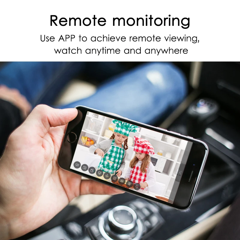 Kervay MINI 1080P wifi ip камера ночного видения приложение удаленный видеорегистратор