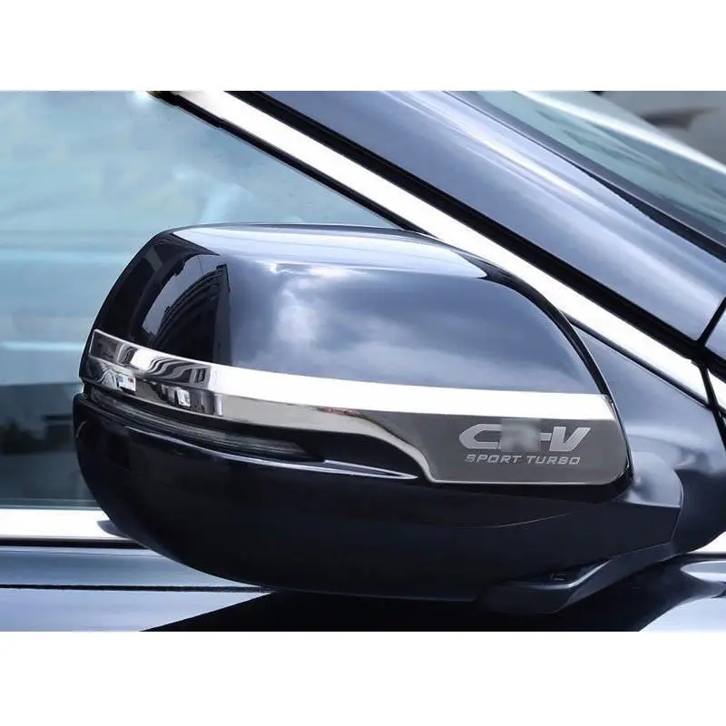 2pcs Chrome Steel Rearview Side Mirror Cover Trim For 2017-2018 Honda CRV CR-V | Автомобили и мотоциклы