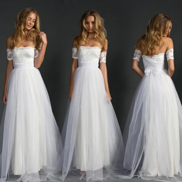 Новые Индивидуальные Высокая Талия Без Рукавов Кружево Slash платье Сексуальная