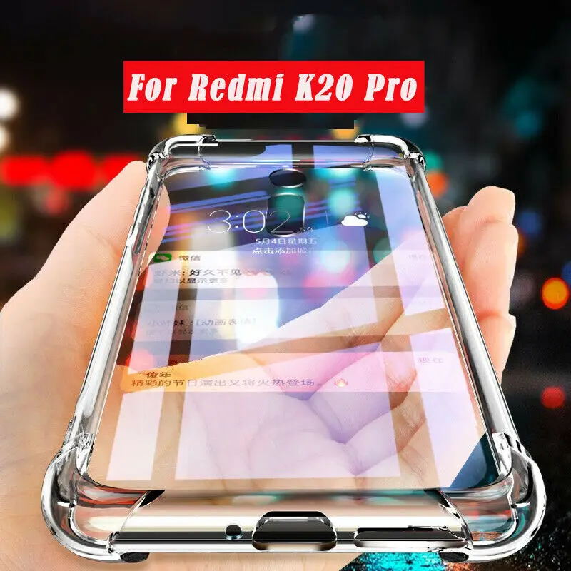 Xiaomi Redmi K20 Pro Cases Clear Silicone TPU Case Xiaomi Mi9 SE 9T Redmi 5 Plus 5A 6A 7A Note 7 6 5 4 4X MI A2 Lite Case Cover