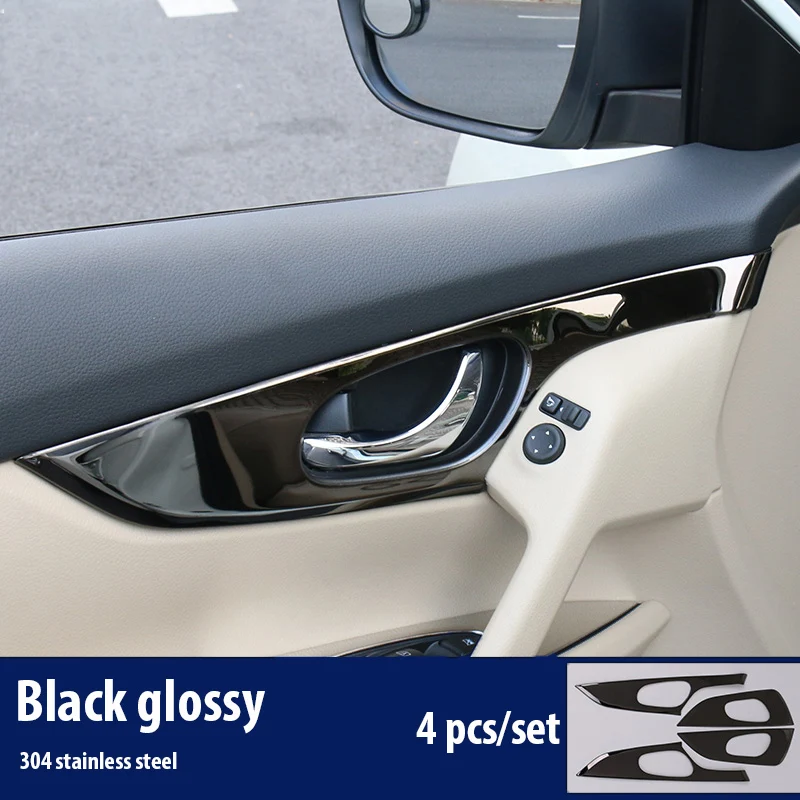 4 шт./компл. Стайлинг автомобиля внутренняя дверная ручка чаша декоративная рама