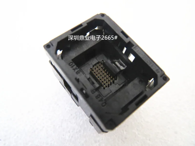 Opentop JINYUSHI for BGA48 CBGA 8*10MM 0.75MM CBG048B IC Burning seat Adapter testing seat Test Socket test bench in stock