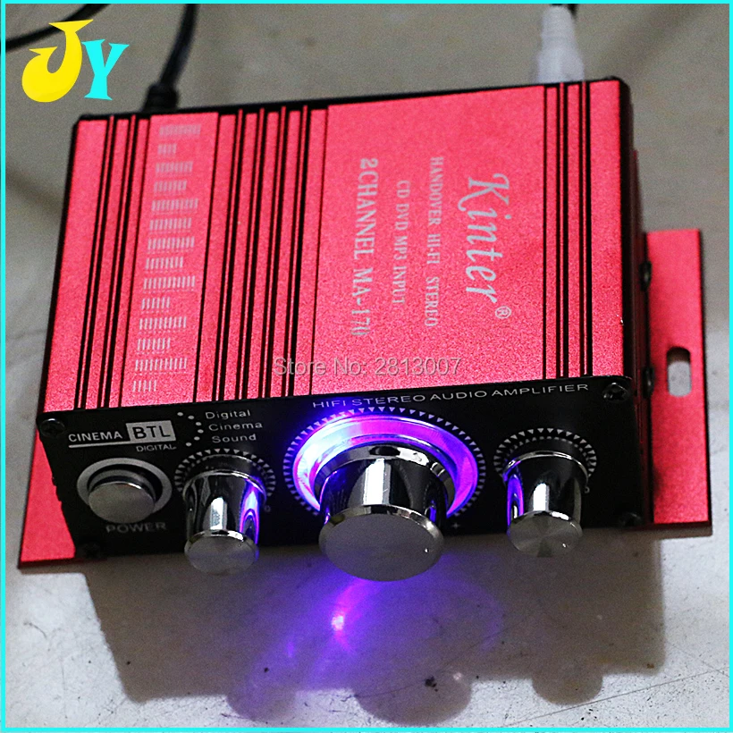 Мини аркадный усилитель светодиодный Hi Fi стерео мощности для аркадного шкафа