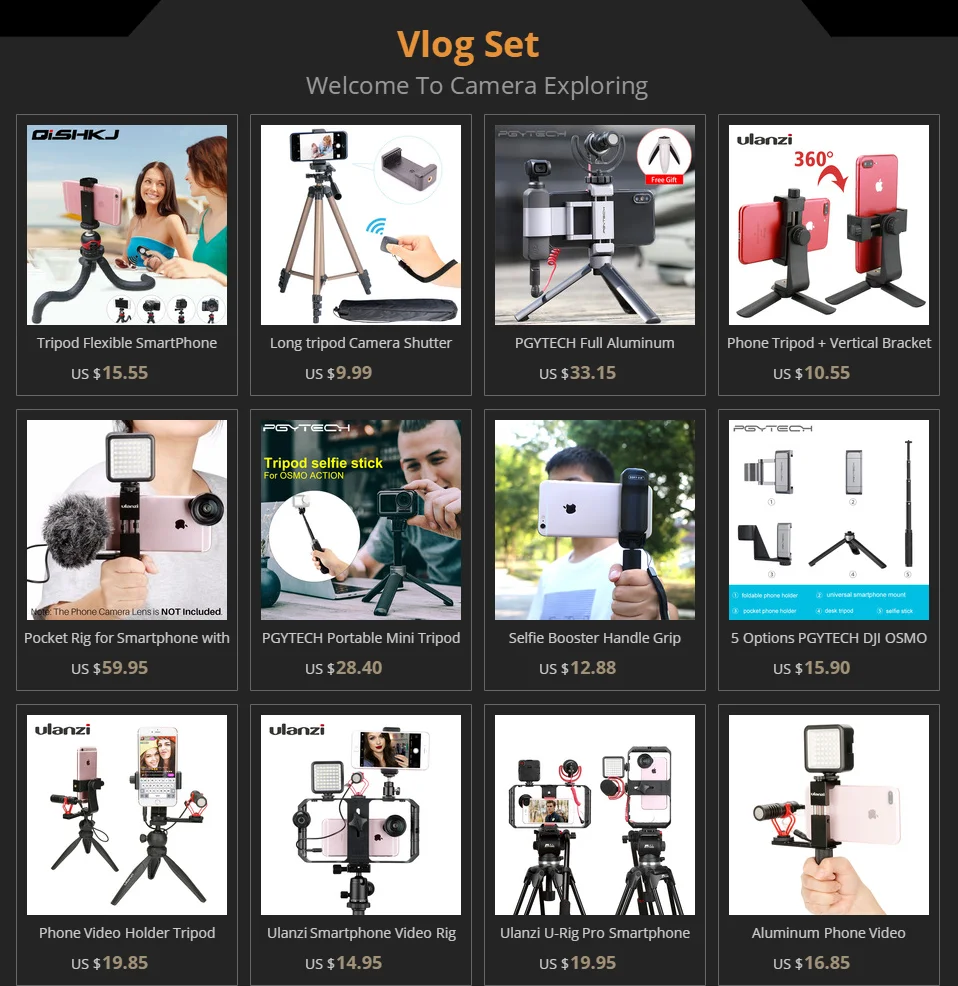 Ulanzi U-Rig Pro смартфон видео Rig w 3 стойки для обуви Filmmaking Чехол ручной телефон видео стабилизатор штатив с зажимом подставка