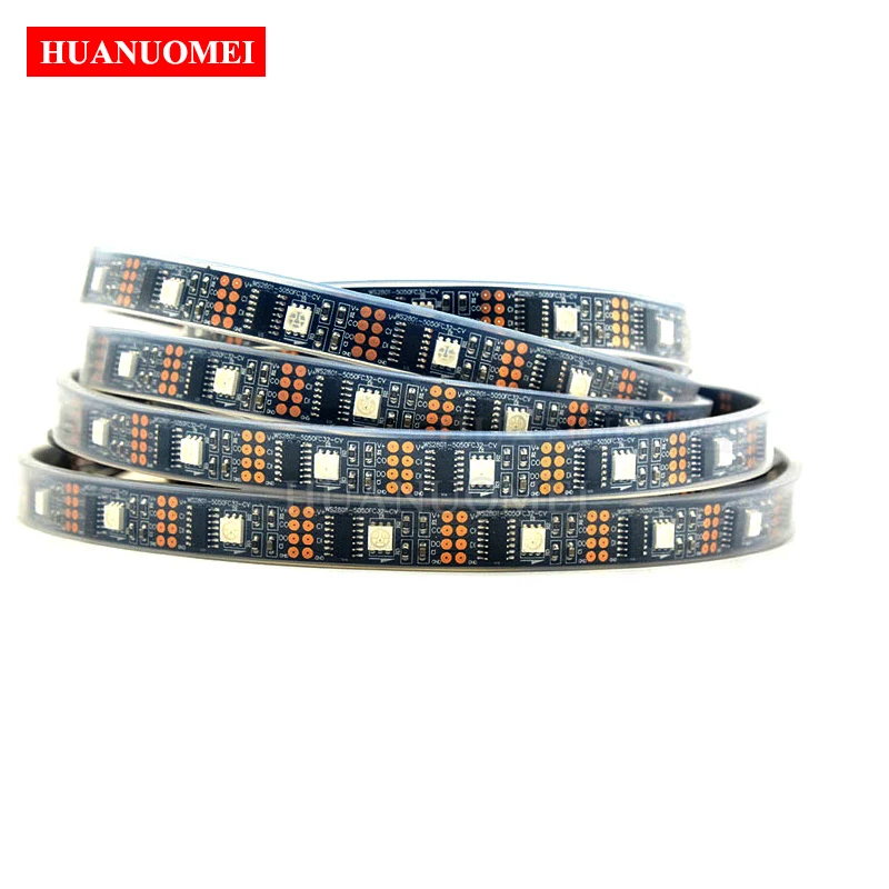 5M 32 светодиодный s/m WS2801 RGB полосы 5050 Водонепроницаемый свет гибкие светодиодные