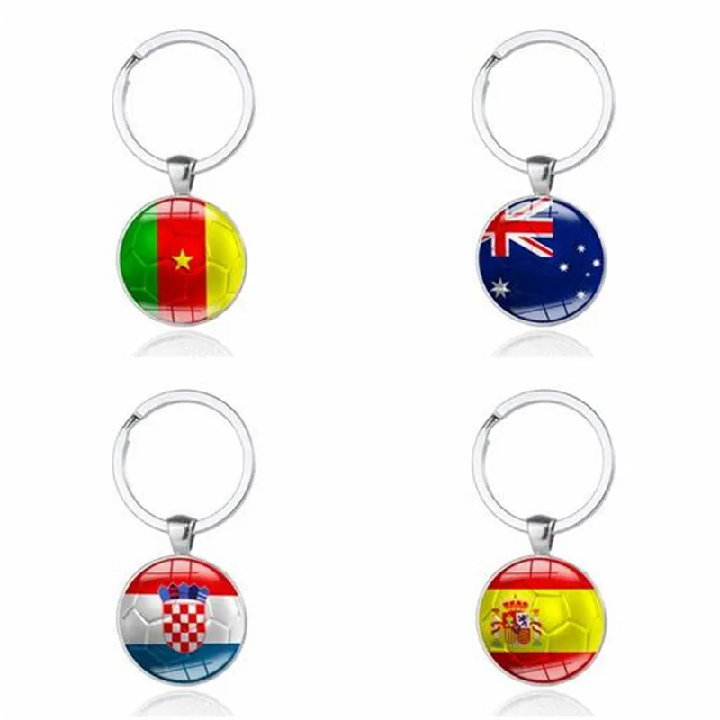1 х Автомобильный брелок для ключей в стиле футбольного Кубка Испании Италии