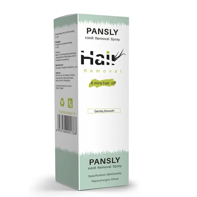 Pansly крем для удаления волос спрей уход за кожей лица на теле депиляции борода
