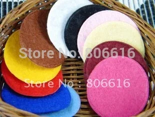 

4CM 400PCS Mixed Color Round Non-woven Fabric Cloth FOR Sew-on Beading DIY Jewelry Findings & Component