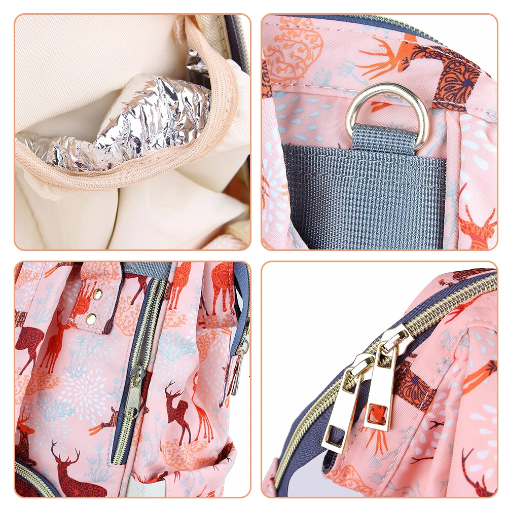 Сумка для подгузников LEQUEEN большая сумка мам с принтом в виде оленя | Мать и