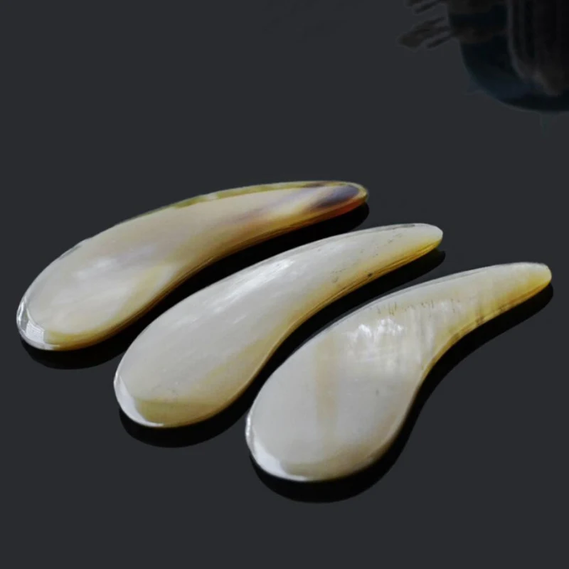 Натуральный Цвет рога соскабливающая доска способствует циркуляции крови Рог