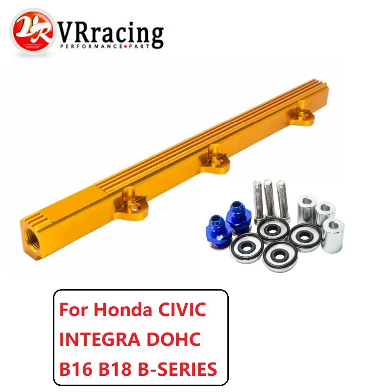 Очки виртуальной реальности VR гоночный- Топливная рампа для Honda Civic Integra DOHC B16 B18 B-SERIES верхняя алюминиевая камера-питатель системы вдувания Топливная рампа золото VR5437G