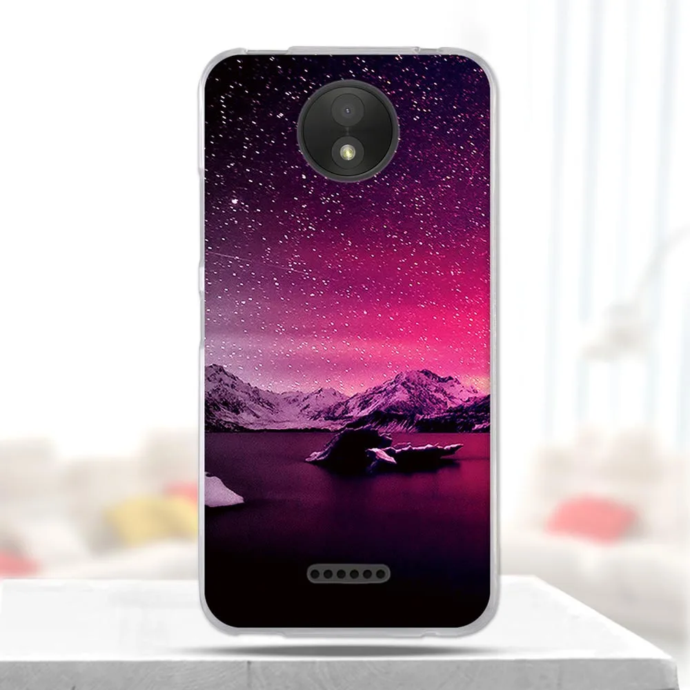 Чехол с рисунком кошки для Motorola Moto C 5 0 дюйма мягкие силиконовые чехлы из ТПУ
