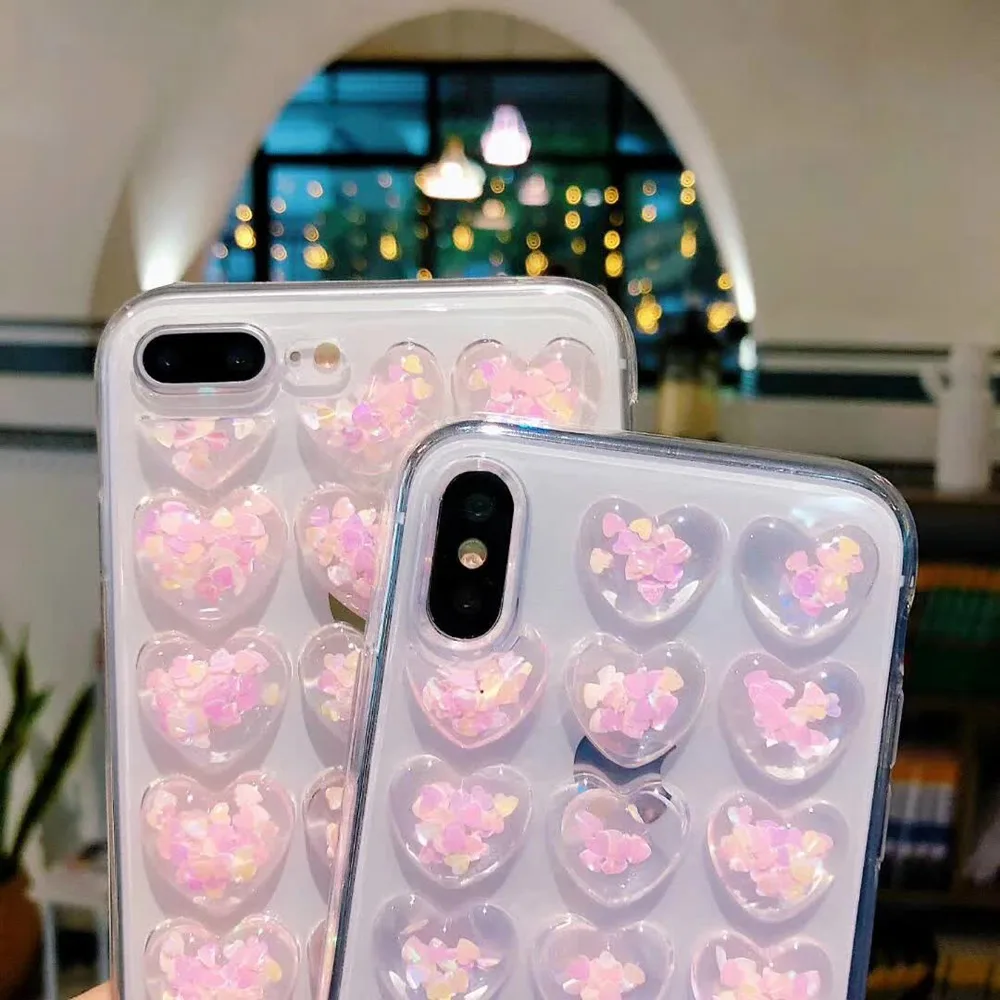 Phone Case For iPhone XR Silicone Soft Cover XS Max 7 Plus 8 6 6S Gitter Luxury On iphone |