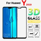 3D стекло для Huawei Y9 2019 защита для экрана Защитная пленка защита от царапин на Y7 Y6 Y 7 6 Pro Prime 2019 полное покрытие стекло