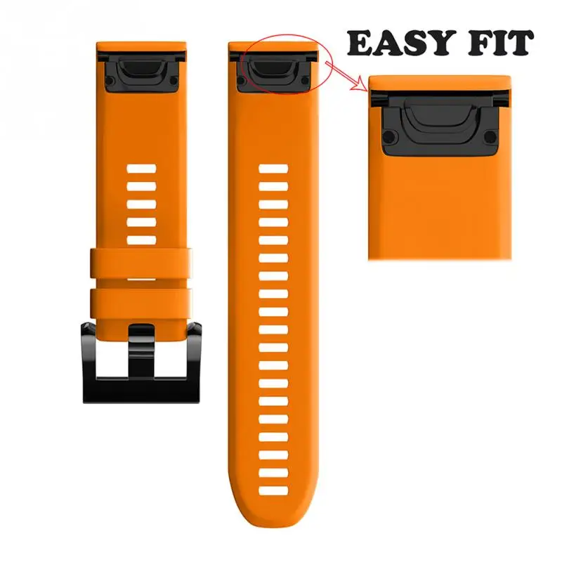 Replacement Silicone watch band strap for Fenix5 f5X GPS with tools | Наручные часы