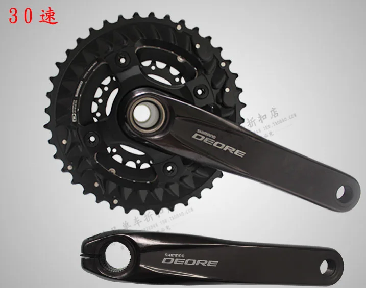 Новая Shimano Deore M6000 20s 3x10 MTB диаметра окружности болтов и Нижний Кронштейн черный, 40 Вт, 30 Вт 22 T, 170 мм, а не M610