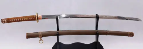 TRADITION CLAY TEMPERED FOLDED STEEL BLADE JAPANESE NAVY MILITARY OFFICER SWORD | Дом и сад