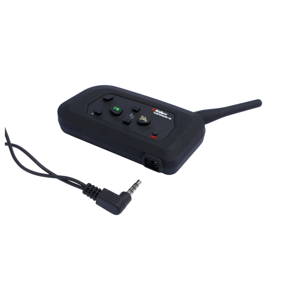 1 шт. V4 1200 м Мотоциклетный шлем bluetooth гарнитура 4 всадники BT домофон с FM Радио|bt
