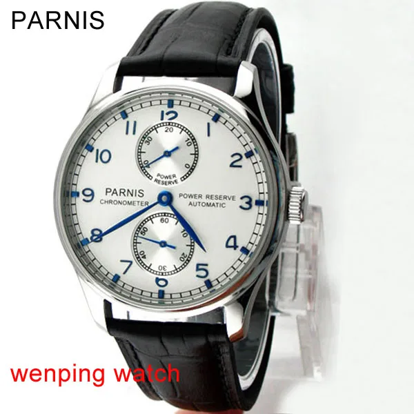 Мужские часы Parnis 43 мм с черным/белым/синим циферблатом ST2542|parnis 43mm|watch automatic menwatch men |