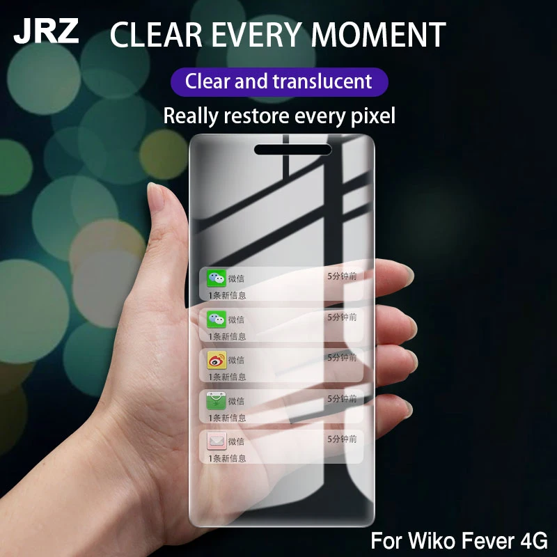JRZ для Wiko Fever 4G телефон Защитная стеклянная пленка экрана ультратонкая 5 2 дюймов