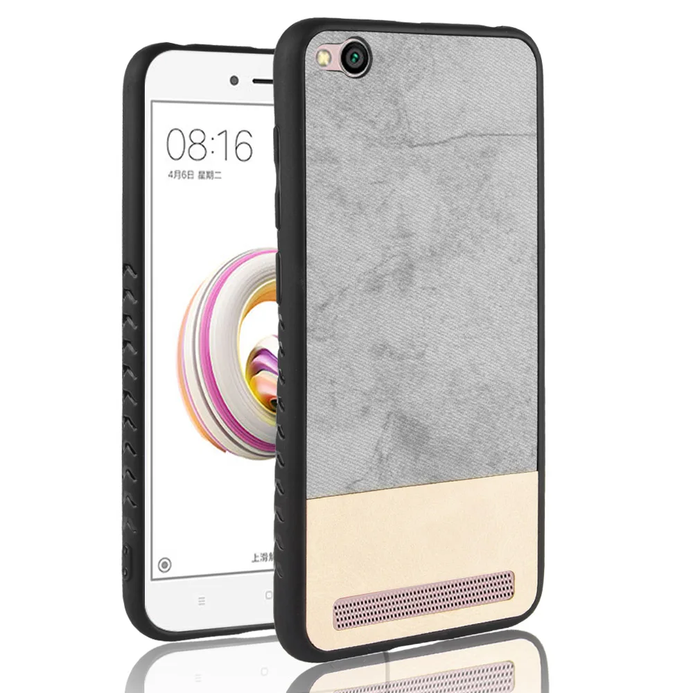 For Xiaomi Redmi 5A Case TPU Silicone Cover for 5 A cases pc+tpu phone Redmi5A back Two-tone PU Phone | Мобильные телефоны и