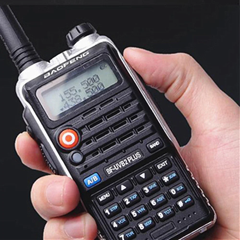 BaoFeng Bf Uvb2 плюс иди и болтай Walkie Talkie “иди светодиодный светильник 4800 мА/ч Батарея Cb