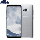 Оригинальный разблокированный смартфон Samsung Galaxy S8, экран мобильный телефон дюйма, 5,8 МП, 4 Гб ОЗУ, 64 Гб ПЗУ, 4G LTE, Восьмиядерный процессор, 3000 мАч, сканер отпечатка пальца