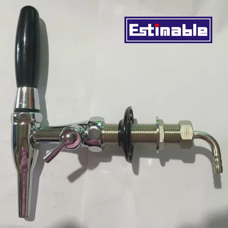 

New adjustable Beer tap faucet with long shank chrome plating faucet homebrew making tap Drink tap bar accessories