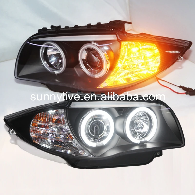 

For BMW E87 120i 130i Head Lamp CCFL Angel Eyes 2006-2011 year SN
