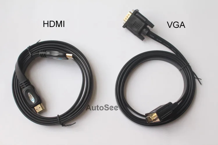 7 дюймовый ЖК монитор HD TFT для системы камеры 360 IPS экран с HDMI VGA AV портом|Мониторы