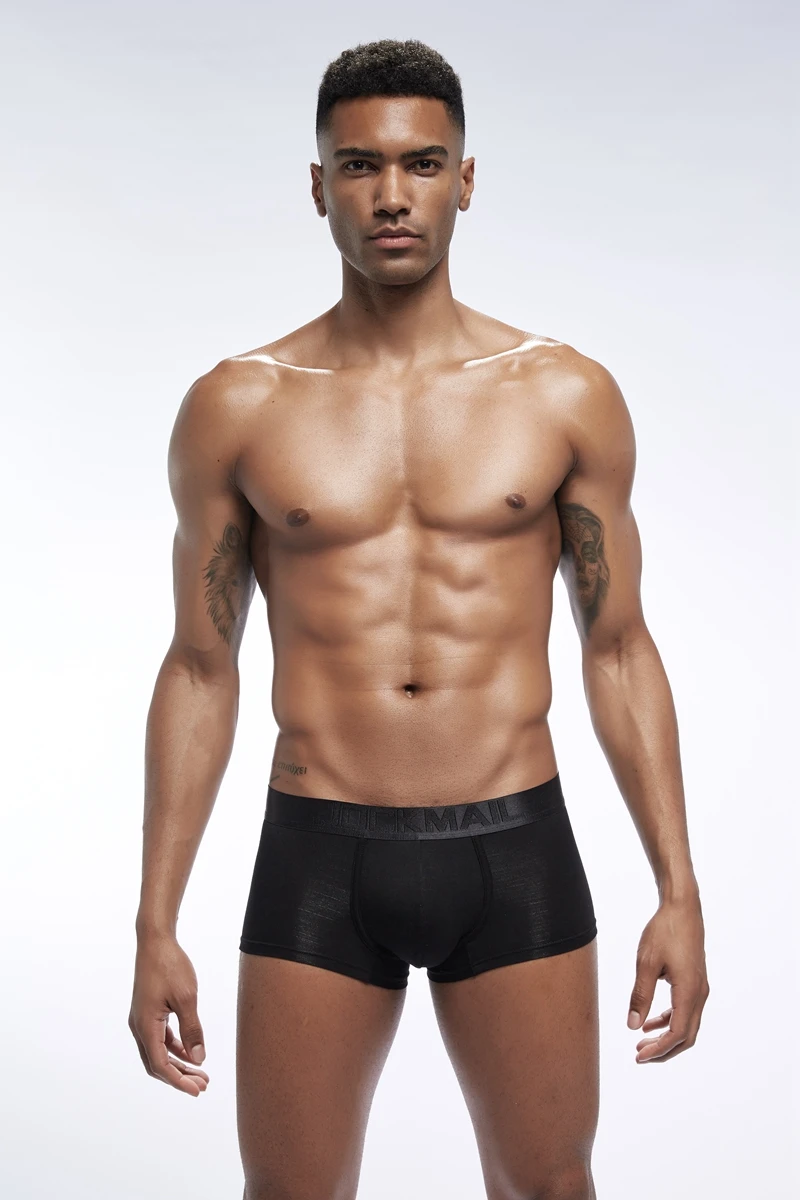 JOCKMAIL 4 шт./лот мужские трусы боксеры шорты Мужские Шорты для купания Модальные сексуальное мужское нижнее белье; трусы-боксеры U выпуклая мужские трусы Гей-трусы