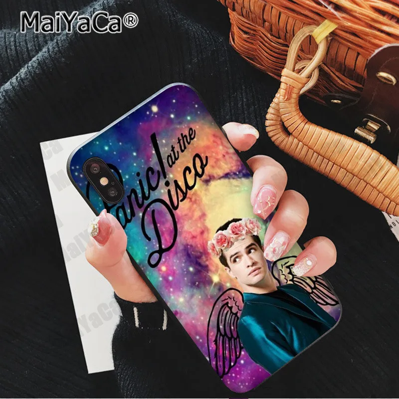 MaiYaCa Panic! At The Disco ТПУ силиконовый чехол для телефона чехол для iphone 11 pro X XS MAX 66S 7 7plus 8 8Plus 5S SE XR