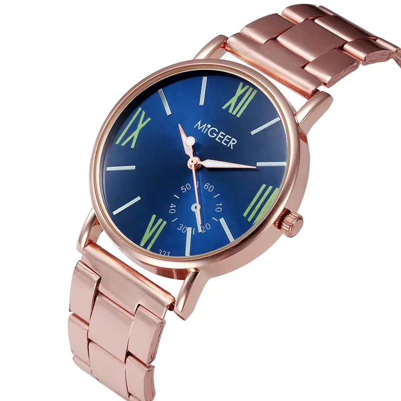 Новые Relojes MIGEER часы мужские роскошные дизайнерские кварцевые из нержавеющей