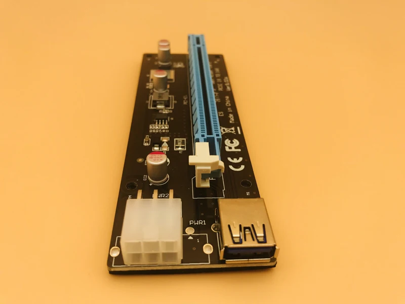 PCI E Express 1x к 16x удлинитель USB 3 0 VER9.02 переходная карта SATA 15pin папа 6pin кабель питания