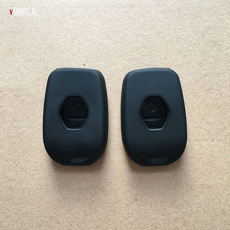 2017 Popular High quality Silicone Rubber Car Key Cover Back protector case for Renault 2 buttons protect shell starline a91 | Автомобили