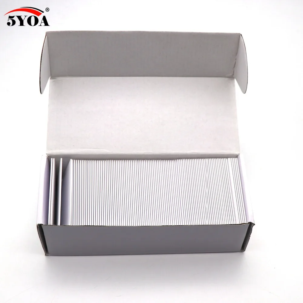 

50pcs EM4305 T5577 Thick Blank Card 1.8mm RFID Chip Cards 125 khz Copy Rewritable Writable Rewrite Duplicate 125khz