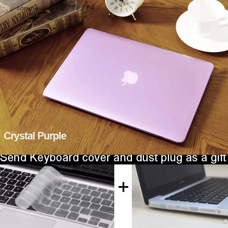 4в1 кристально прозрачный чехол для Apple macbook Air 11 13 Pro Retina 12 3 15 4 сумка ноутбука fundas mac