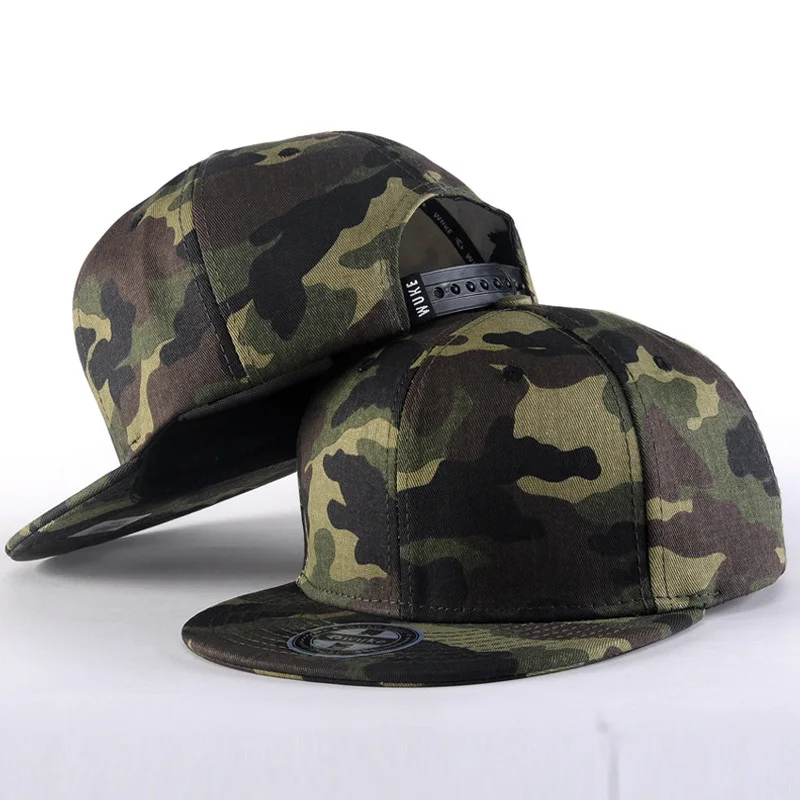 Новая камуфляжная кепка Snapbacks в стиле хип-хоп 6 панельная повседневная армейская