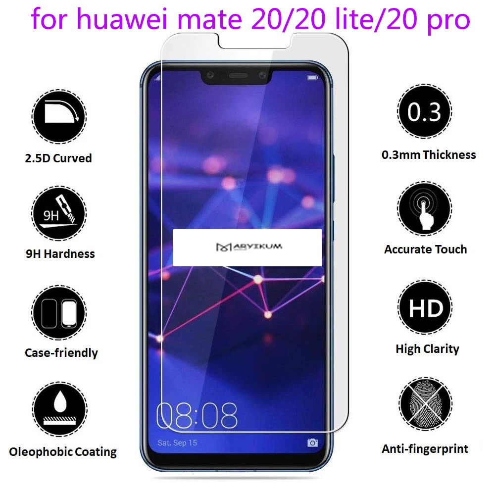 Премиум HD Закаленное стекло пленка для Huawei Mate20 Mate 20 Lite передний ЖК экран