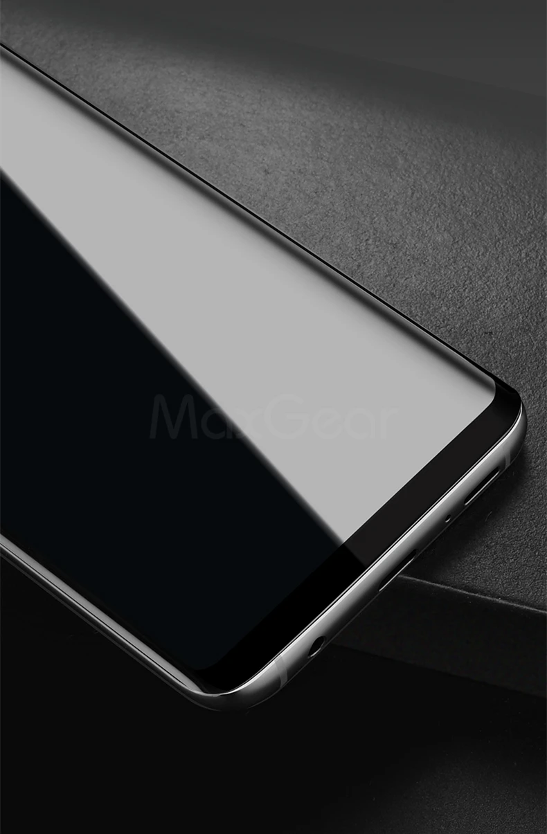 MaxGear 5D изогнутое закаленное стекло полное покрытие для samsung Galaxy S8 S9 Plus Защитная пленка для экрана для samsung Galaxy S9 стеклянный чехол