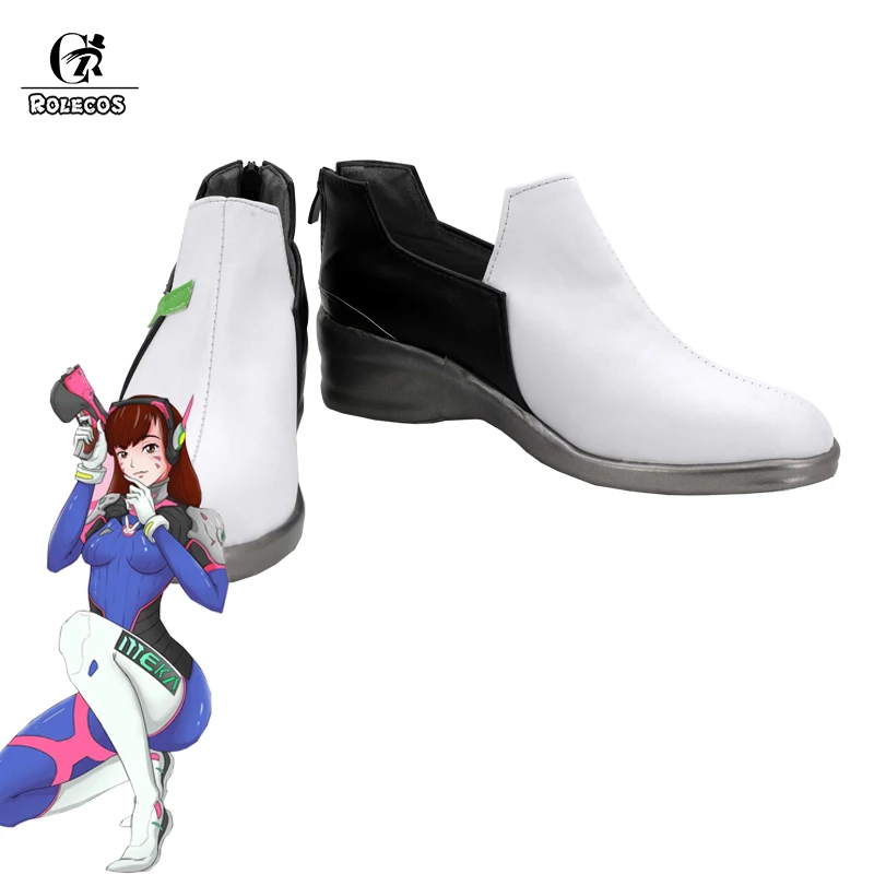 ROLECOS/Обувь для костюмированной вечеринки с героями игры D.VA Обувь косплея DVA
