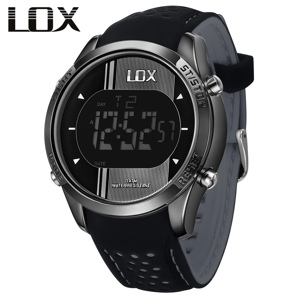 Часы наручные LOX Мужские Цифровые модные уличные забавные водонепроницаемые на