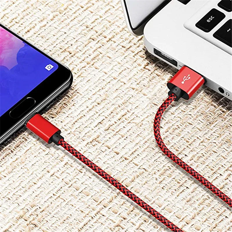 Кабель Micro USB и Type C для Samsung Galaxy A3 A5 A7 A9 2018 J3 J4 J5 J6 J7 2016 2017 Prime зарядный кабель S3 S4 S5 S6 S7