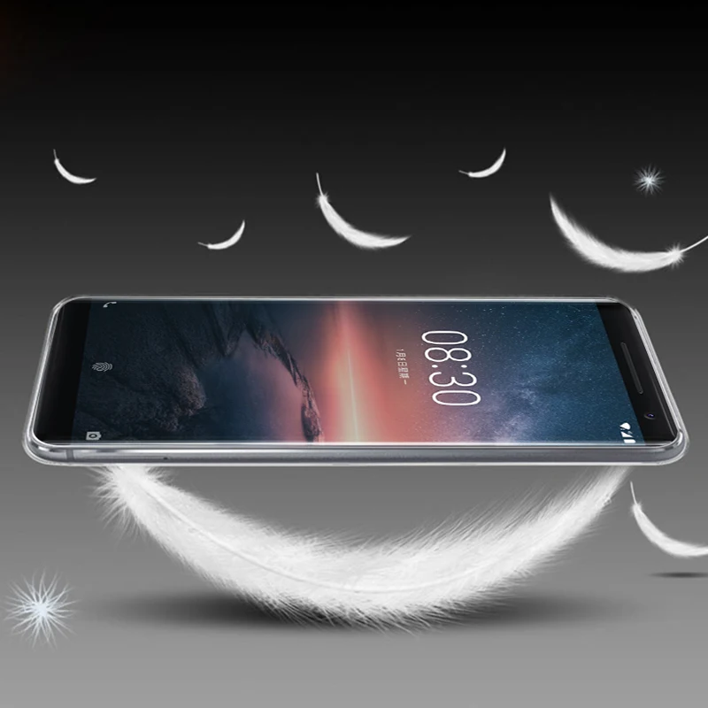 For Nokia 8 Nokia8 Case koolife Ultra thin Transparent Silicone Soft TPU Full protector Anti-knock phone case Cover for |