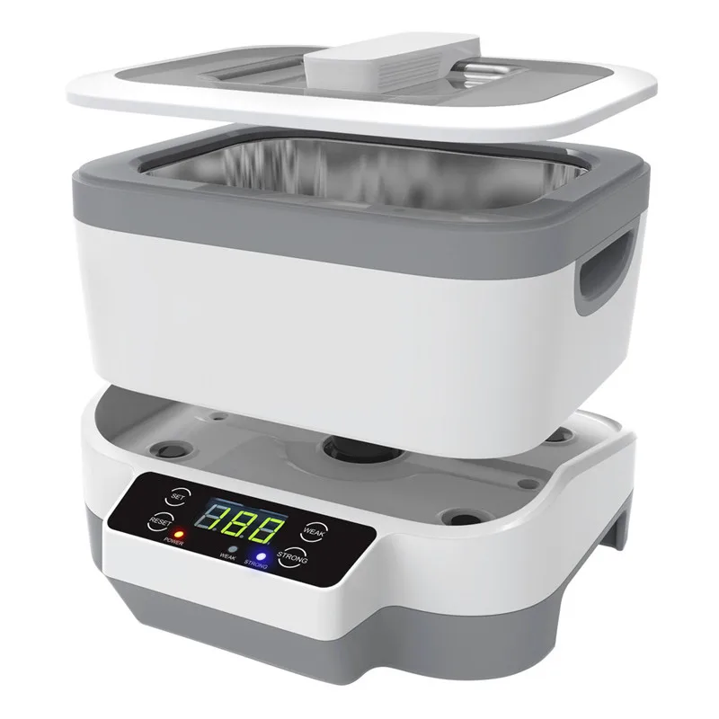 SKYMEN 1200 Ultrasonic Cleaner Jewelry Bath Stones Nail Cutters Manicure Tools Toothbrush Watches Eyeglasses Shaver Timer Bath