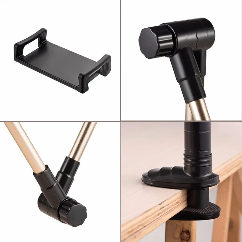 iphone folding long arm mobile phone holder bed smartphone support telephone tablet bracket flexible cell phone stand desk ipad free global shipping